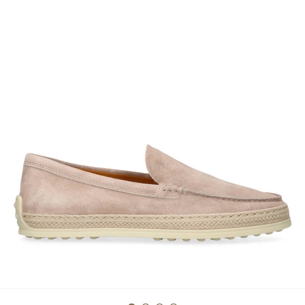 Tod's Women's Suede Loafers - Light Pink - Picture 4 of 5